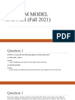 MT Exam Model Answer