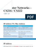 Computer Networks (Lab-2,3)