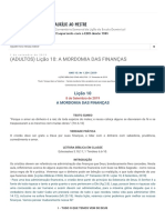 Auxílio Ao Mestre - (Adultos) Lição 10 - A Mordomia Das Finanças