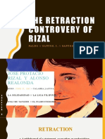 The Retraction Controversy of Rizal