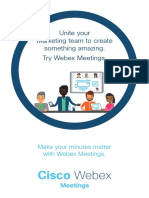 Unite Marketing Teams with Webex Meetings