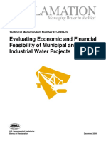 USBR 40 P Eval Econ Finan Feasibility M+I Water