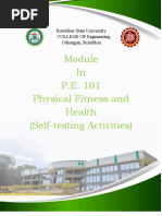 P.E 101 Physical Fitness and Health