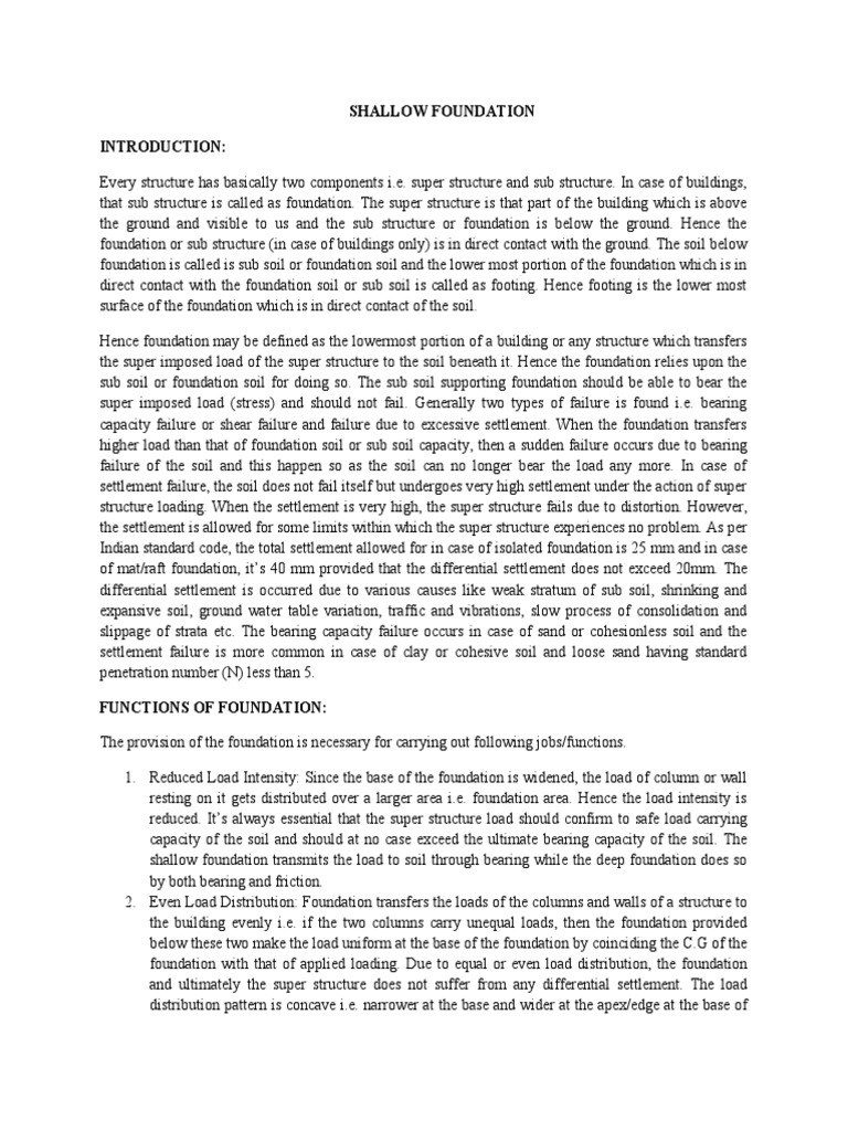 Foundation Building Material and Buildin PDF