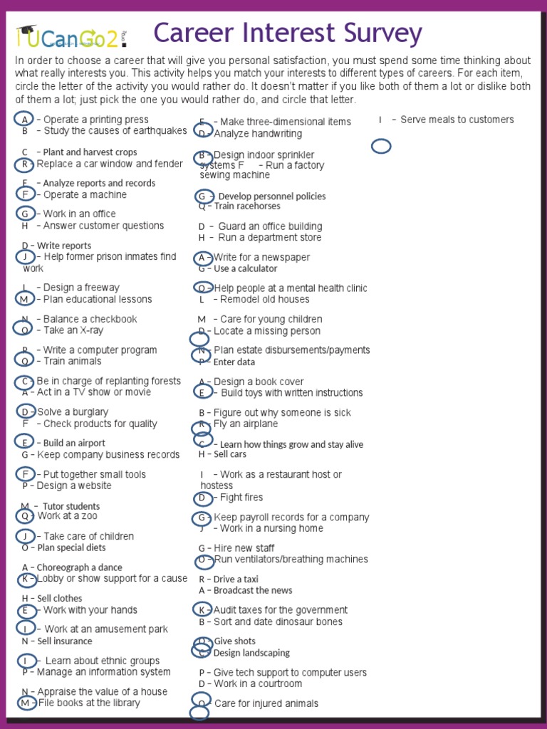 career-interest-survey-pdf-engineering-civil-rights-act-of-1964