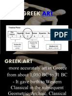 GREEK ART IN THREE FORMS