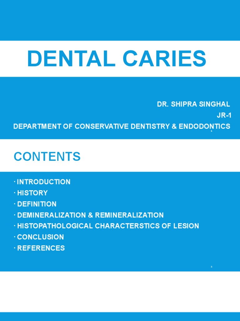 Dental Caries | PDF | Dentin | Tooth Enamel