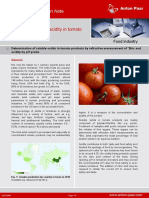 Application Note Soluble Solids in Tomatoes