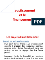 L’investissement et le financement cours partie 1