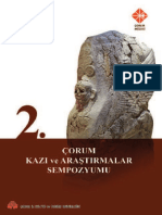Corum Muzesi 2011 Yili Kurtarma Kazilari