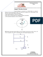 Fayoum University Mechanical Vibrations Sheets