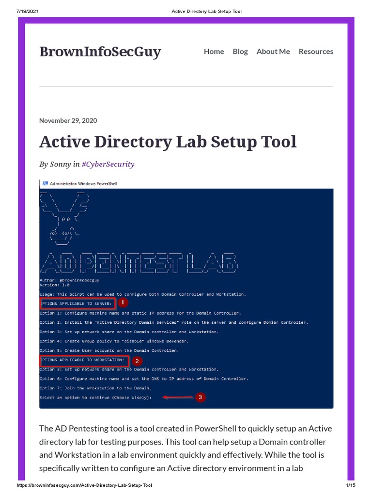 Active directory lab setup tool download gr tis pdf active