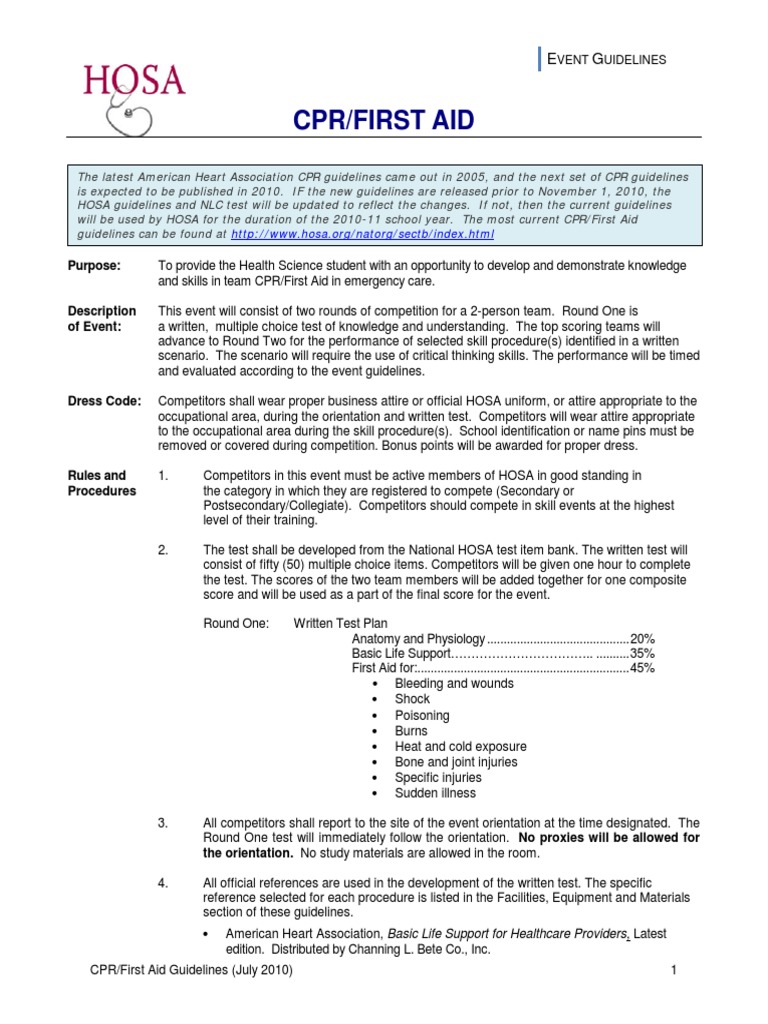 Cpr/First Aid Purpose PDF Cardiopulmonary Resuscitation First Aid