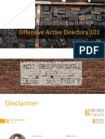 AD OffensiveActiveDirectory 101 MichaelRitter