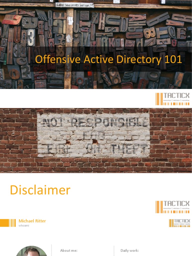 Active Directory Penetration Testing Guide | PDF | Active Directory ...
