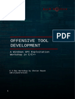 Syllabus-Offensive Tool Development