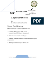 3 - Signal Condition Part One