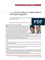 A Search For Excellence in Gifted Children With Reflex Integration