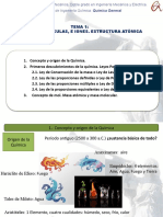 Tema 1. Átomos, Moléculas e Iones. Presentacion