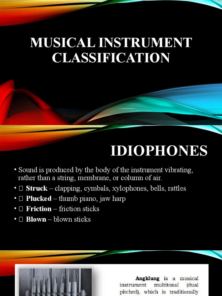 Musical Instrument Classification PDF