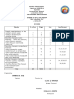 Quarter 1 Periodical Test in Science 4