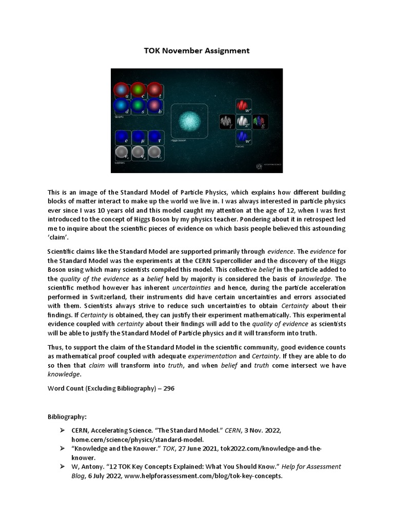 Understanding the Standard Model | PDF