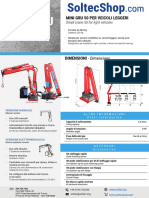 Scheda Tecnica Mini Gru 50