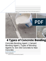 Bonding of Concrete