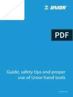 Guide Safety Tips and Proper Use of Unior Hand Tools Version ENG Opt