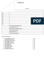 Xia Exam Paper Sample