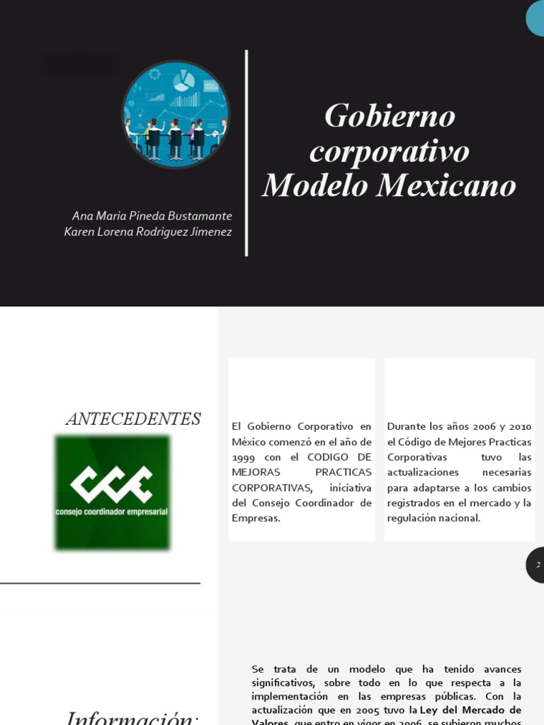 Gobierno Corporativo en México: Evolución y Principios | PDF | Sociedad ...
