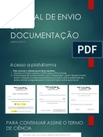Manual de Envio Da Documentação