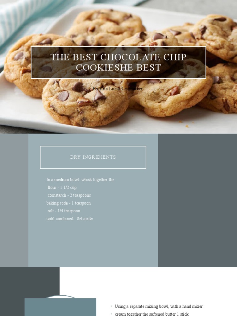 Chocolate Chip Cookies | PDF