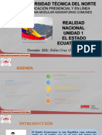 Presentación - Unidad I - El Estado Ecuatoriano