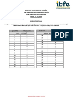 Gabaritos oficiais edital Paraíba 2014