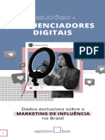 Marketing de influência no Brasil: quem influencia e o que motiva compras