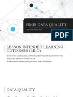 HMIS Data Quality Assessment Tools