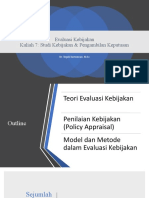 Evaluasi Kebijakan