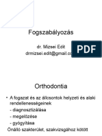 Fogszabályozás X