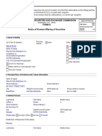 Sec Form D