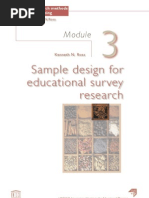Download Sample design for educational survey research by Setyo Nugroho SN6083137 doc pdf