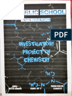 Chemistry Project Sample