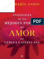 Anson Luis Maria - Antologia de Las Mejores Poesias de Amor en Lengua Española