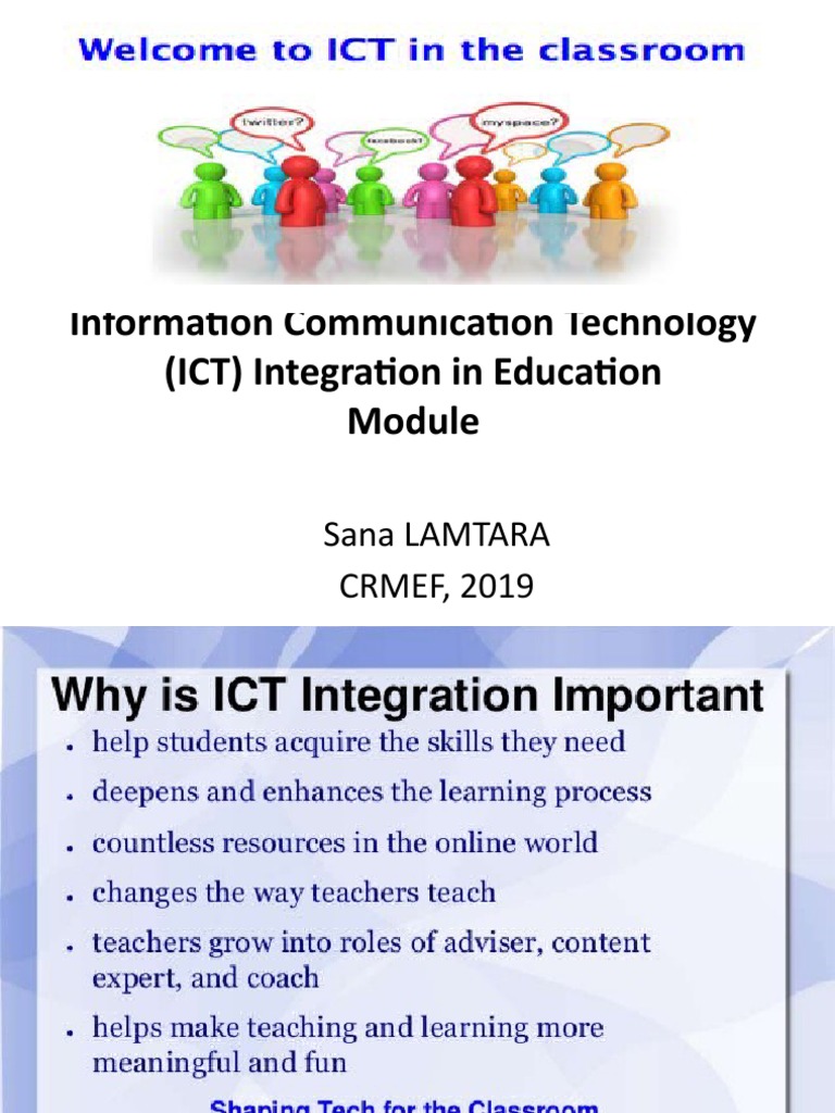 ICT Integration in Education Module | PDF | Educational Technology ...