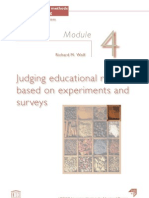 Judging educational research based on experiments and surveys