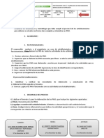 Procedimiento para La Elaboracion de Procedimientos Normalizados de Operacion.