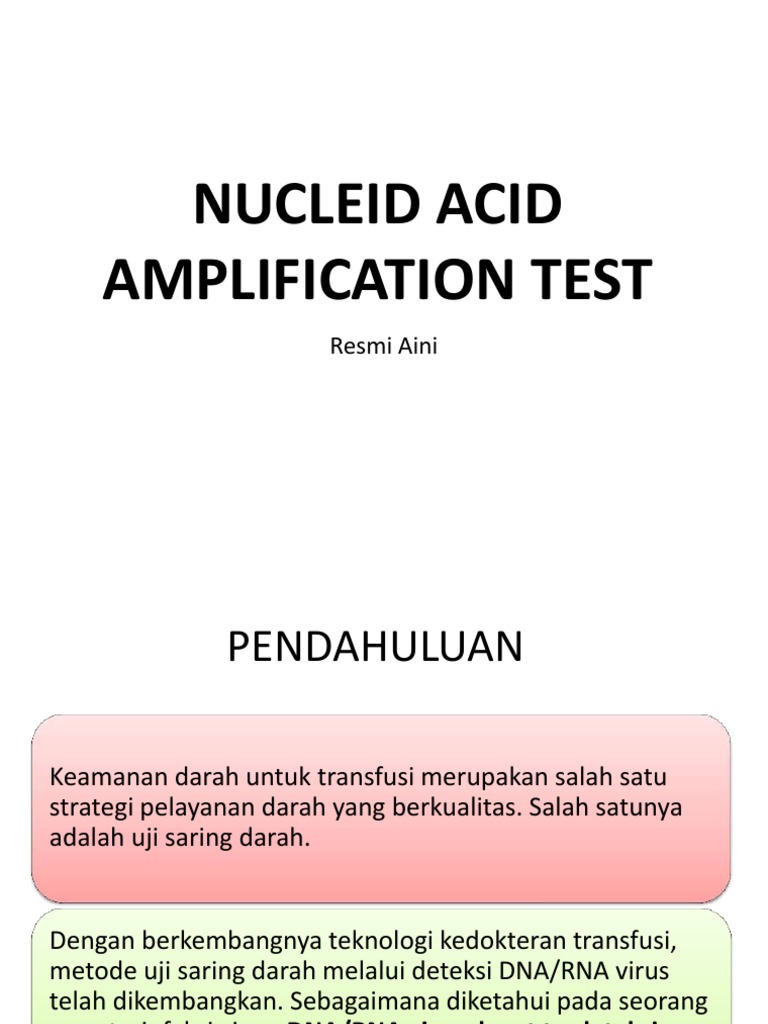 Nucleic Acid Test Deutsch _ Nucleic acid testing-benefits and ...