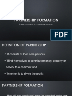 3.2 Partnerhsip Formation