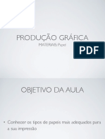 Tipos de papel para produção gráfica