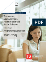 Emfss Handbook 2022-23 Online Taught